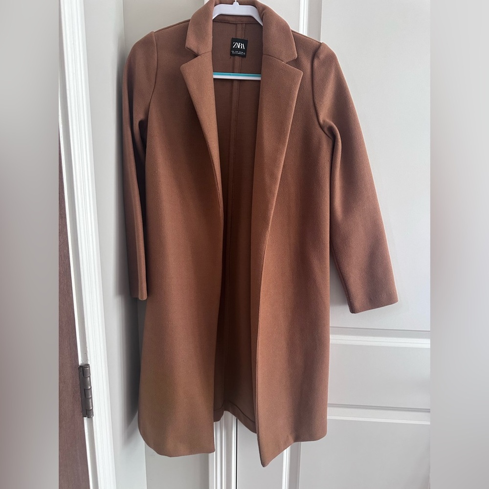 Zara Tan Women's Trench Coat